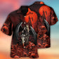 Halloween Skull Dark Night Horror Art – Hawaiian Shirt