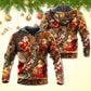Santa Gift Holiday Art - 3D Hoodie