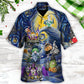 Spooky Halloween Gnome Haunted House - Hawaiian Shirt
