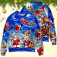 Christmas Santa In Town Magic Night – Sweater - Ugly Christmas Sweater