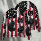 Black Cat Independence Day Style – Sweater - Ugly Christmas Sweater