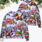 Santa Hot Rod Christmas Tree Style – Sweater - Ugly Christmas Sweater