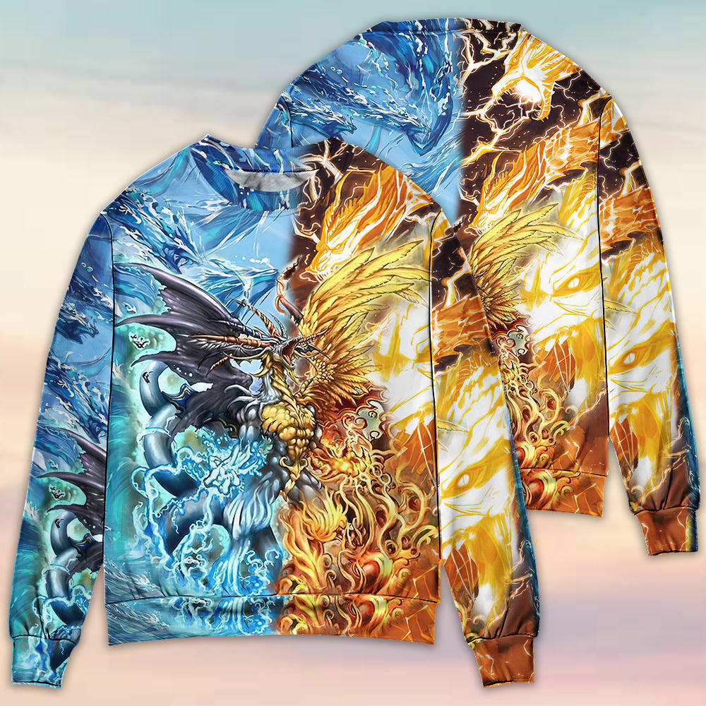 Dragon Immortal Fantasy Life Art – Sweater - Ugly Christmas Sweater