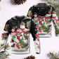 Christmas Cute Snowman Happy Xmas Cardinal - Hoodie