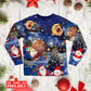 Christmas Love Santa And Gifts - Pajamas Long Sleeve - Owls Matrix LTD
