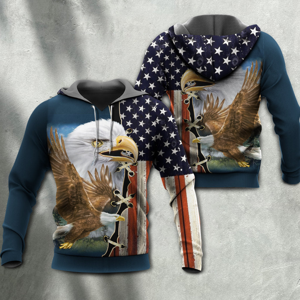American Eagle Wildlife Faith - 3D Hoodie