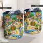 Skull Pineapple Fruit Amazing - Laundry Basket - Owls Matrix LTD