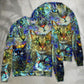 Colorful Cat Art Lover Design – Sweater - Ugly Christmas Sweater