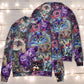 Cat Amazing Purple Trippy Art Style – Sweater - Ugly Christmas Sweater