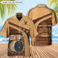 Old Drummer And Lovely Lady Art Personalized - Hawaiian Shirt