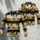 Wine Tasting Border Stripe Style - Hoodie
