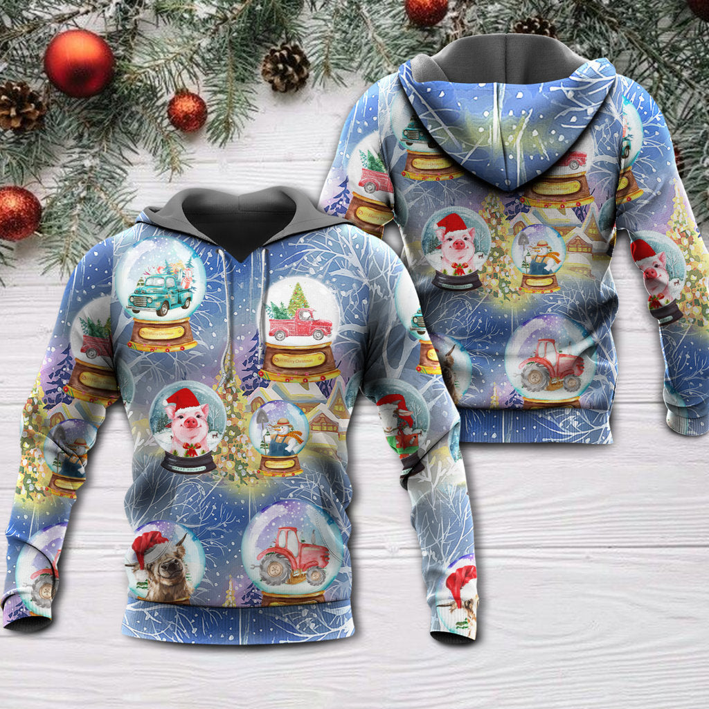 Christmas Farmer Funny Holiday Style - 3D Hoodie