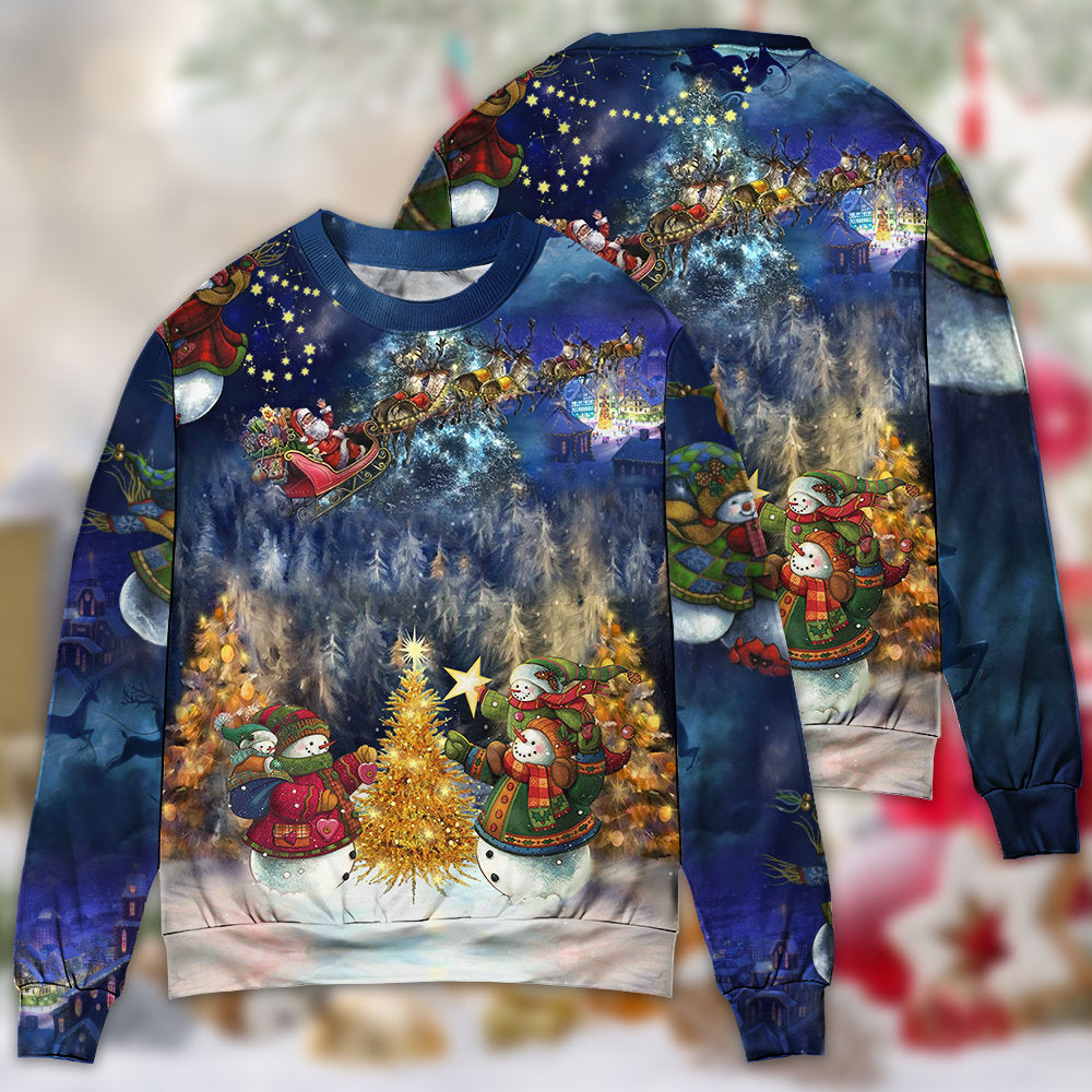 Christmas Family In Love Style – Sweater - Ugly Christmas Sweater