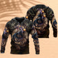 Golden Japanese Dragon - 3D Hoodie