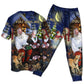 Christmas You And Me We Got This - Pajamas Short Sleeve - Owls Matrix LTD
