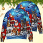 Christmas Santa Xmas Is Coming Night Art – Sweater - Ugly Christmas Sweater