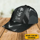 Black White Skull Personalized – Classic Cap