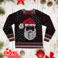 Christmas Santa Claus Retro Viking Pattern - Pajamas Long Sleeve - Owls Matrix LTD