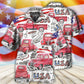 Truck Patriotic Red USA Flag Independence – Hawaiian Shirt