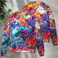 Colorful Octopus Lover Art Style – Sweater - Ugly Christmas Sweater