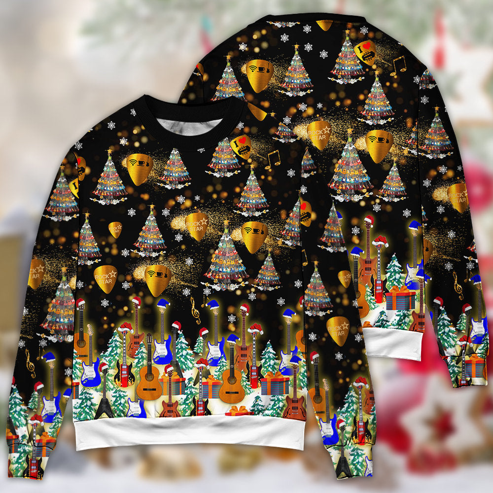Christmas Yes I Speak Guitar – Sweater - Ugly Christmas Sweater