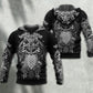 Viking Warrior Blood Pattern Style - 3D Hoodie