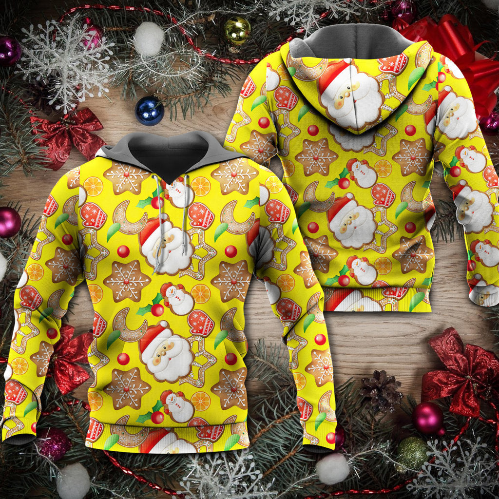 Christmas Santa Snowman Gingerbread Sweet Style - Hoodie