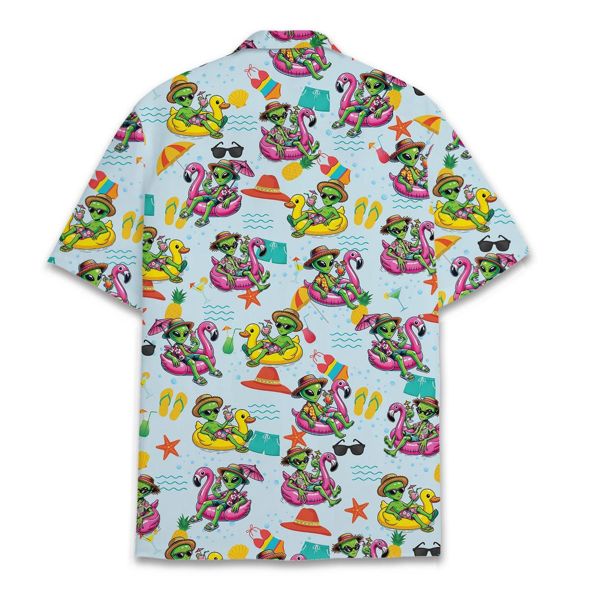 Tropical Surfing Alien Summer Beach Vacation – Hawaiian Shirt
