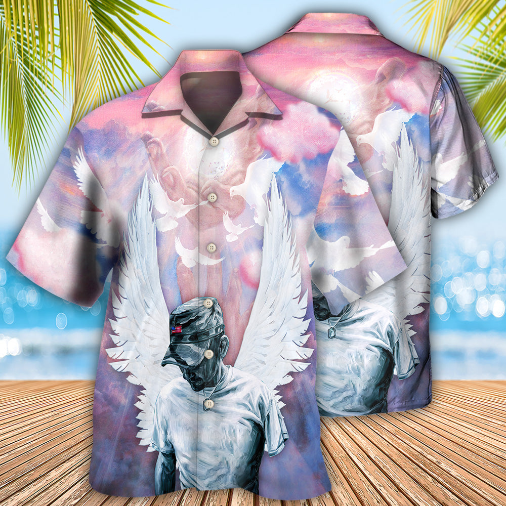 Amputee God Bless You Always Sky - Hawaiian Shirt