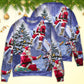 Christmas Santa Story Night Xmas Is Coming – Sweater - Ugly Christmas Sweater