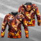 Red Dragon Skull Fire - 3D Hoodie