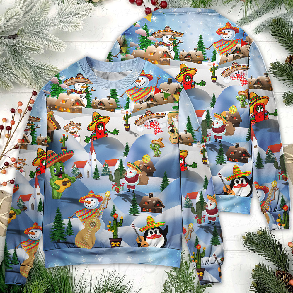 Christmas American Pride Merry Xmas – Sweater - Ugly Christmas Sweater