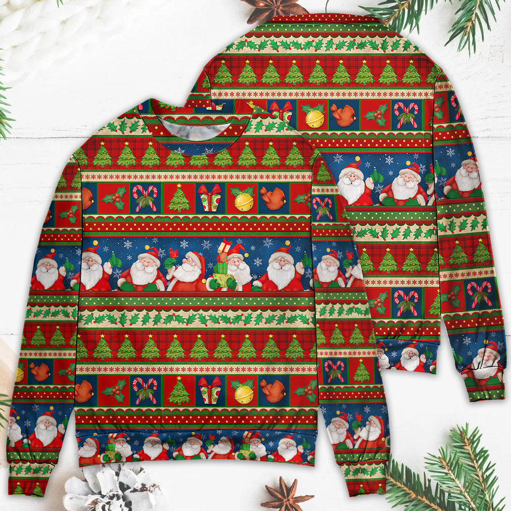 Christmas Santa Claus Happy Xmas – Sweater - Ugly Christmas Sweater