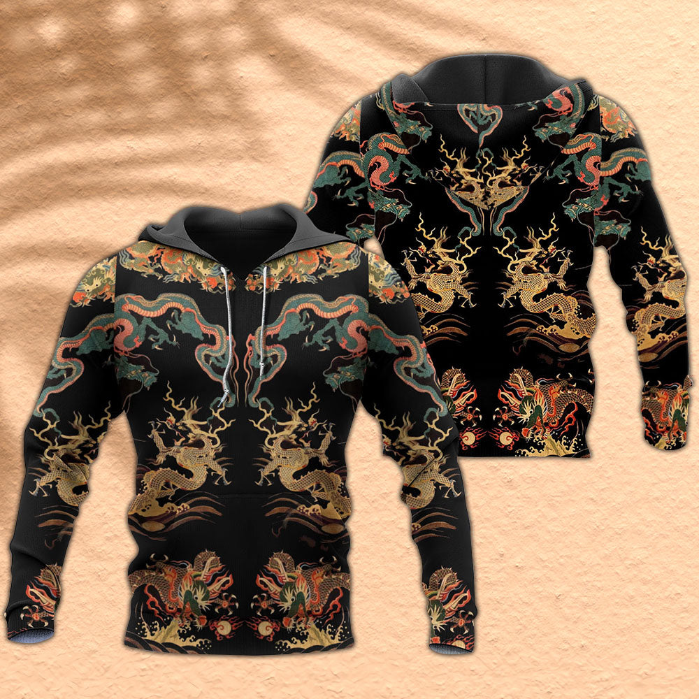 Chinese Royal Dragon - 3D Hoodie