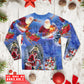Christmas Merry Xmas Santa Claus Is Coming To Town - Pajamas Long Sleeve - Owls Matrix LTD