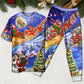 Christmas Santa Love Christmas Everytime - Pajamas Short Sleeve - Owls Matrix LTD