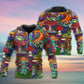 Hippie Mushroom Peace Lover Art – 3D Hoodie
