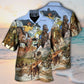 Cowboy Riding Horse Desert Western Art – Hawaiian Shirt