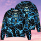 Thunder Black Ground Skull Style – Sweater - Ugly Christmas Sweater