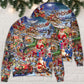 Christmas Joy Love Peace Family – Sweater - Ugly Christmas Sweater
