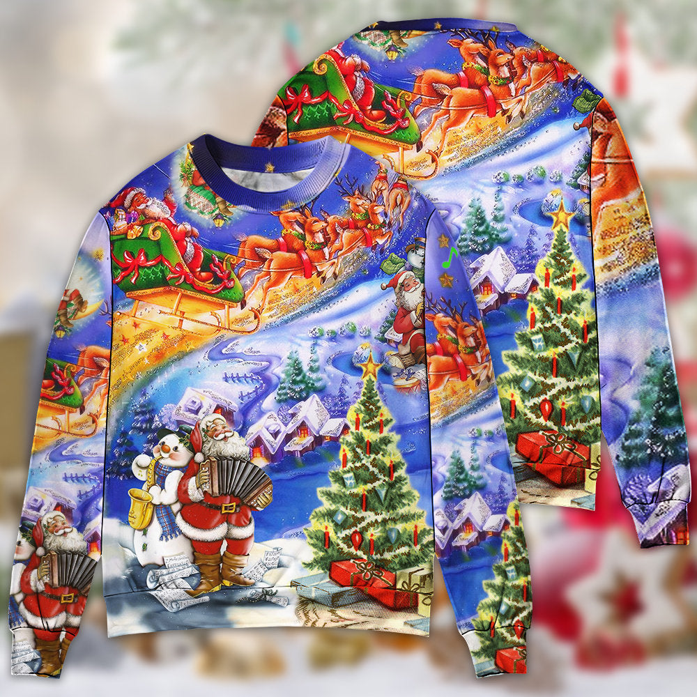 Christmas Santa Love Holiday Style – Sweater - Ugly Christmas Sweater