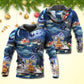 Christmas Family Love Glow Art – 3D Hoodie
