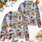 Christmas Snowman Merry Xmas Style – Sweater - Ugly Christmas Sweater