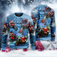Christmas Driving With Santa Claus – Sweater - Ugly Christmas Sweater
