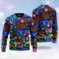 Christmas Dragon Light Fantasy Art Style – Sweater - Ugly Christmas Sweater