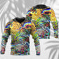 Hippie Turtle Colorful Peace - 3D Hoodie