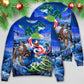 Christmas Santa Riding Fantasy Dragon – Sweater - Ugly Christmas Sweater