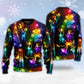 Christmas Family Love Tree Neon Light – Sweater - Ugly Christmas Sweater