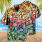 Beach Starfish And Seashells Coastal - Hawaiian Shirt