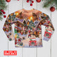 Christmas Santa Is Delivering Love - Pajamas Long Sleeve - Owls Matrix LTD